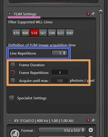 In &quot;Acquisition Mode&quot; you can select either z-stacks (&quot;xyz&quot;), time series (&quot;xyt&quot;) or lambda-scans (&quot;xyL&quot;).