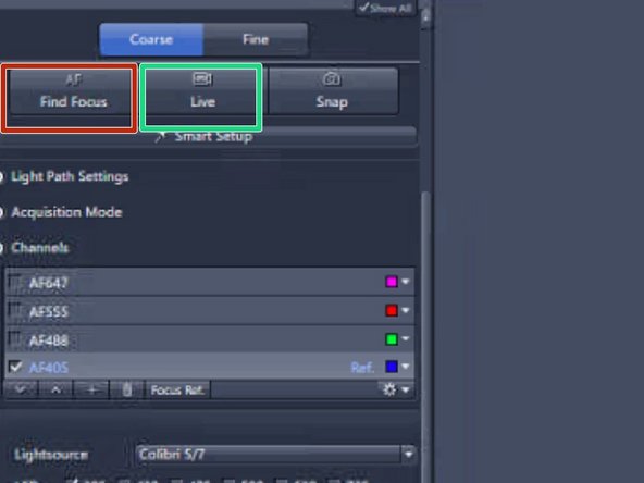 If the focus was not determined properly try to search manually for the focal plane: