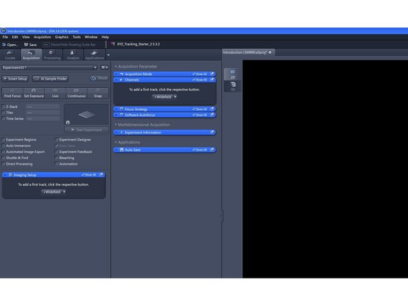 The &quot;AI Sample Finder&quot; allows you to place your sample, capture an overview image, identify &amp; align your sample carrier and adjust the focus for each region. ''