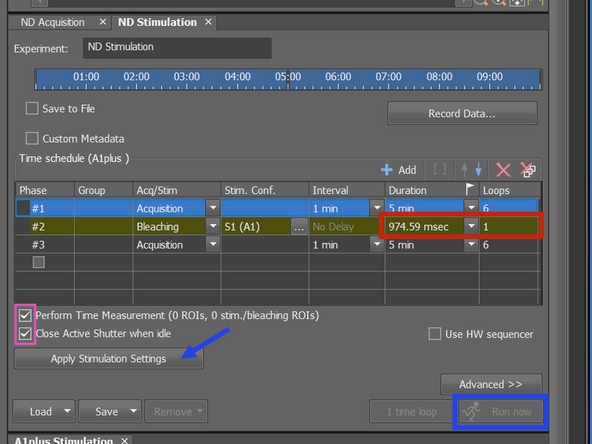 You can rename phase depending on whether you perform stimulation or bleaching.