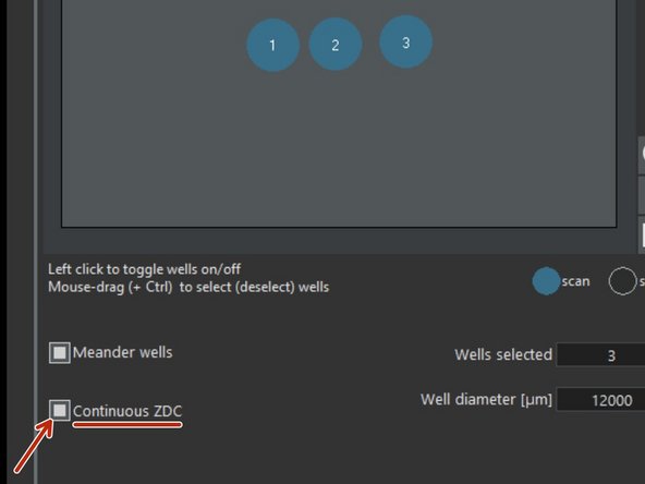 When doing that, the &quot;SW-Autofocus&quot; tab gets deactivated, as well the possibility for z-stacks.