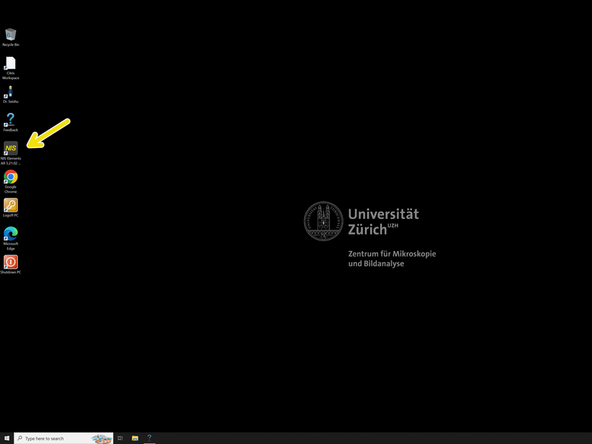 Open Nikon SW &quot;NIS-Elements&quot;