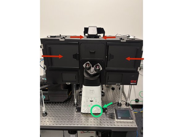 Close the environmental box