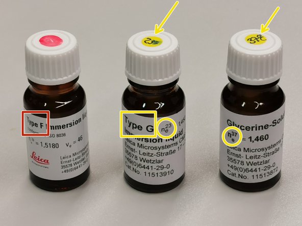 Remove your sample and toggle within the software to the objective of choice.