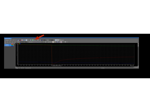After the experiment, the Time Measurement window opens automatically, showing intensity curves for all ROIs.