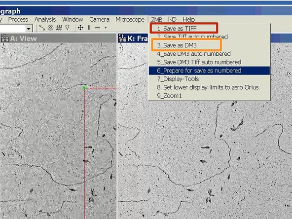 Save your image as TIFF.