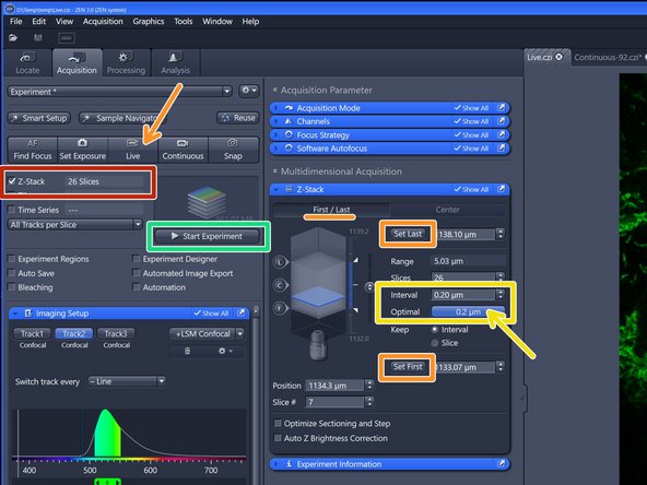 Activate the "Z-Stack" checkmark.