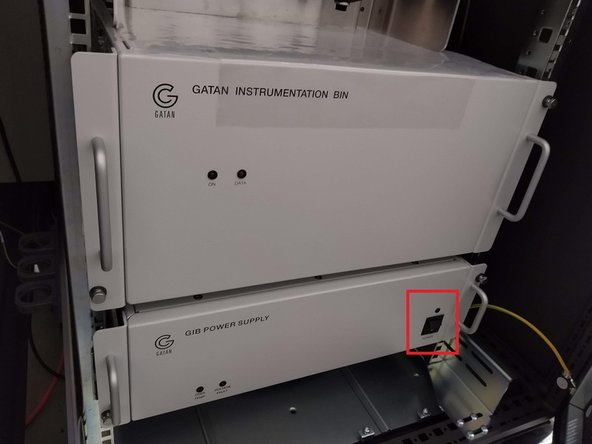 GIB ON  only when step 4 was performed (if there is a problem with the energy filter).