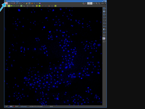 Rather start with low laser power