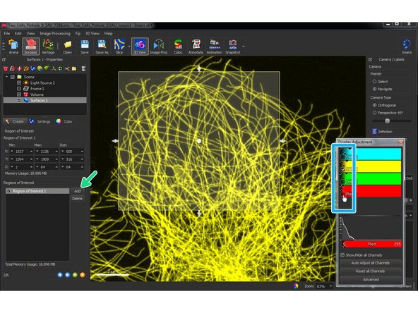 Use “Navigate” to adjust the view.