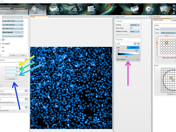 For transmision light, use the &quot;Brightfield&quot; channel