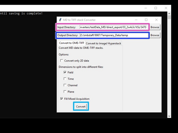Open MD_converter from the desktop.