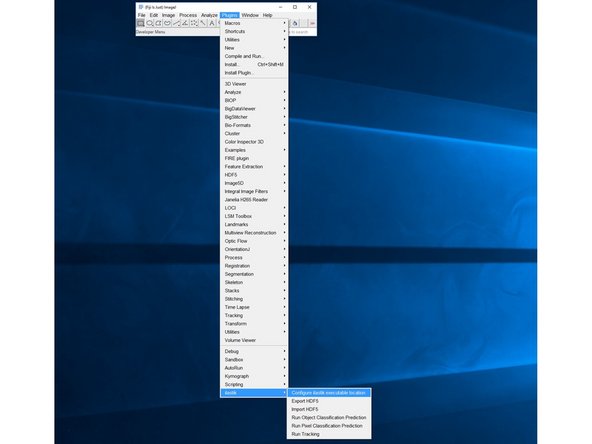 The Ilastik team developed a Fiji plugin for file conversion as well as for running classification workflows directly from Fiji.