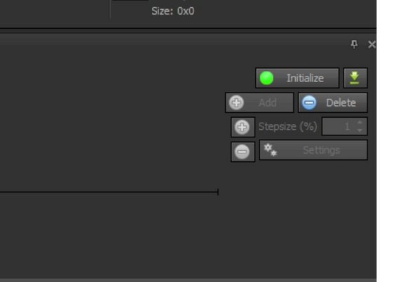Choose the &quot;Motion Control&quot; option on the lower panel.