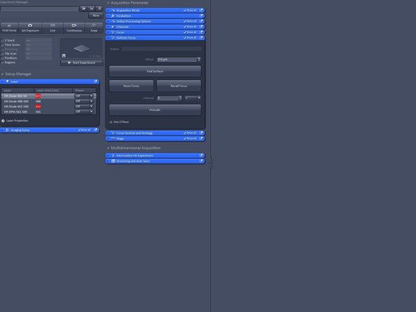Make sure you have mounted your sample and the 10X objective lense is bellow your sample.