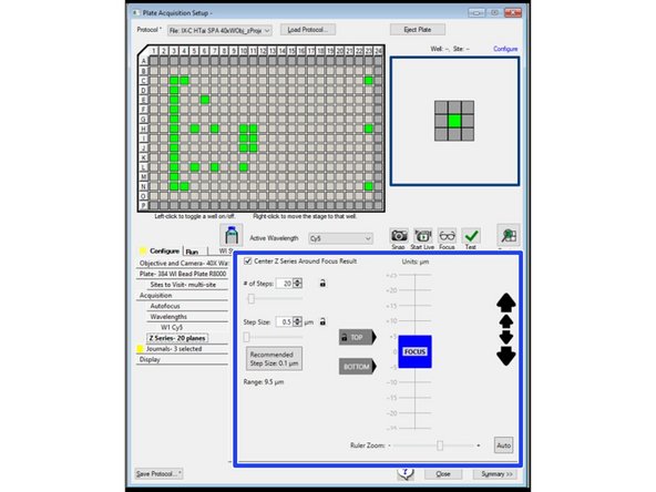 Use the Z Series tab to configure Z series options (only if activated previously).