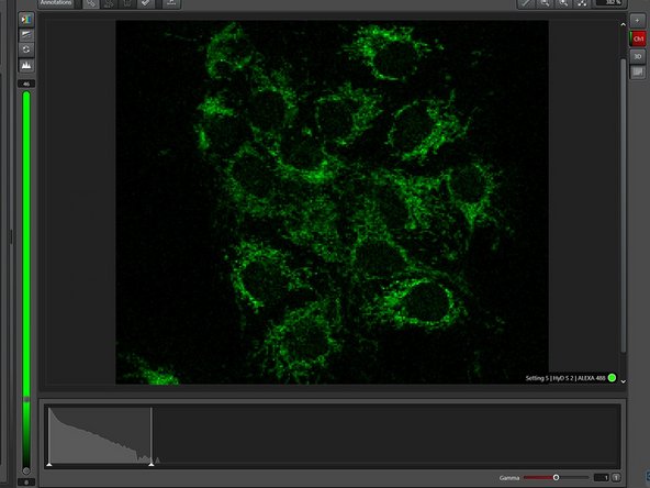 Click the clock wheel to adjust "Fast Live" settings (each scanner has independent settings).