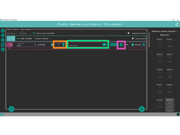 Set the number of iterations the loop should perform.