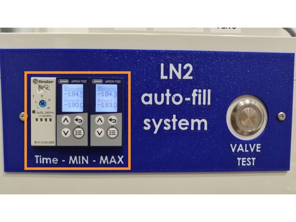 After 30 mins the stage reaches its final temperature.