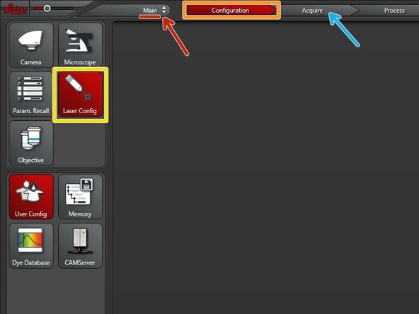 Make sure you are in the &quot;Main&quot; module.