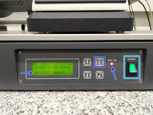 Once turned on, the lamp should stay on for at least 30 min.