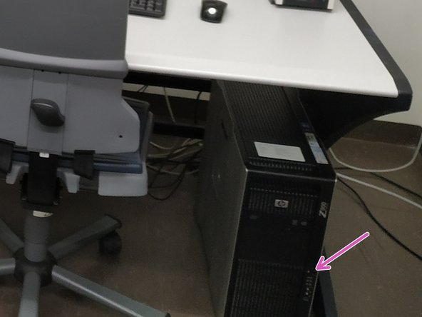 Turn ON the computer.