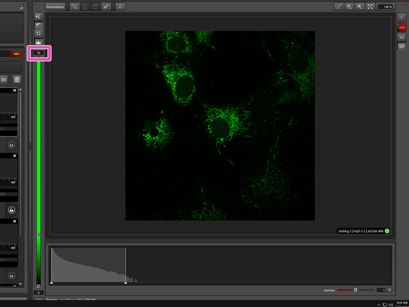 For easier optimization, deactivate the sequences that are not currently being optimized. Here, we optimize &quot;Setting 2&quot;.