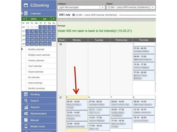Check the booking system if there is another user scheduled within the next 2 hours.