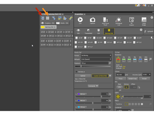 Some of the stuff can´t be add to macro, as it does not have a command in NIS-Elements. However, they are more appealing and help for orientation in the SW