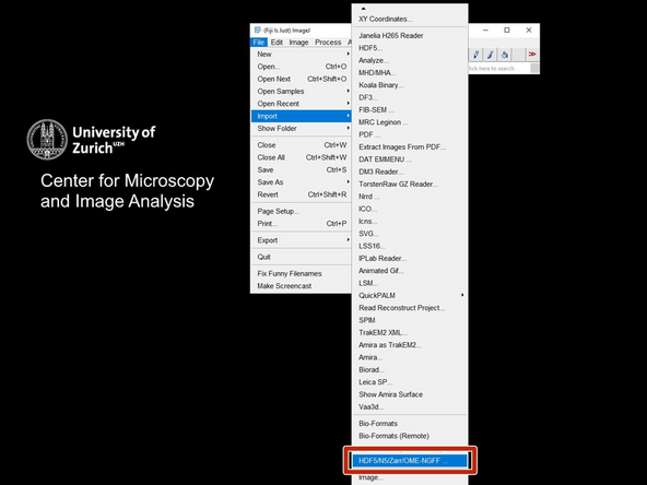 OME-Zarr files are saved in a folder-structure where the top-folder has either the .ome.zarr or the .zarr ending. Altering the contents of the folder can break the entire imge!