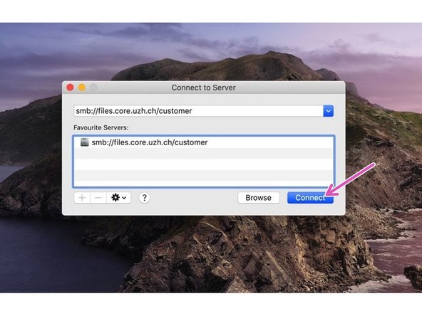 Do not replace customer with your username. Just copy the server address as it is.