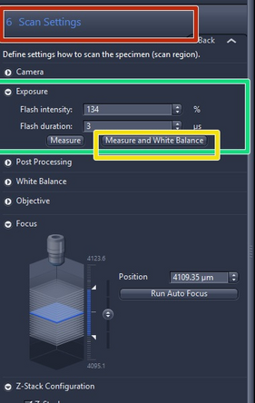 Double click on &quot;Scan Settings&quot;