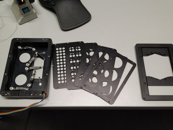 Stage inserts can be found in the drawer.