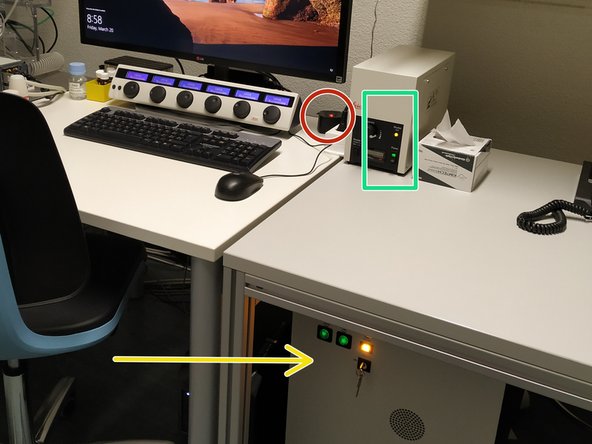 Only follow this step if there is no booking within the next 2 hours.