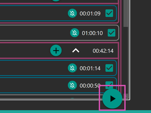 Start the Aria Sequence.