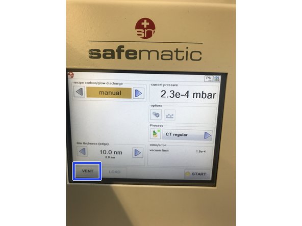 The &quot;Start&quot; button turns green.