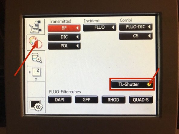 In case you cannot find your sample with brightfield, please make sure: