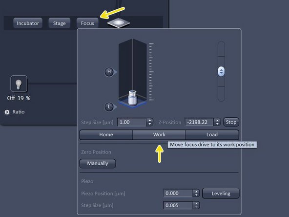 Do not touch your sample within the carrier plate as this will disalign the overview.