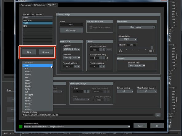 You can also create or remove channels accordingly.