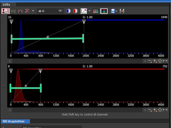 You can toggle between the Z-steps