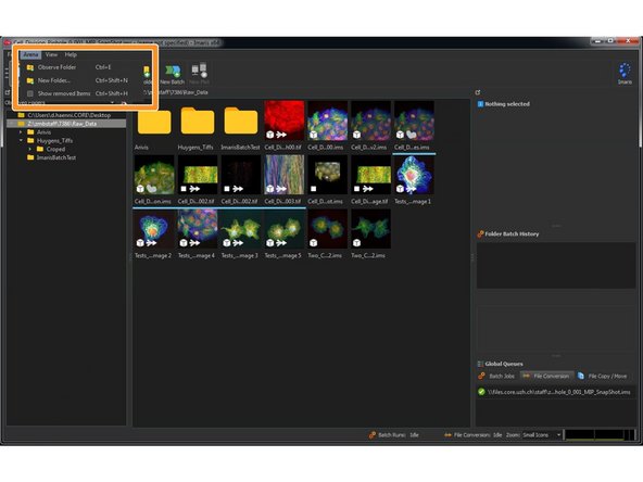 In the top menu you can select &quot;Arena/Show removed items&quot; to bring the removed files back.