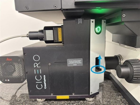 SDC always requires to physically insert Spinning disk ("CF") into beampath.
