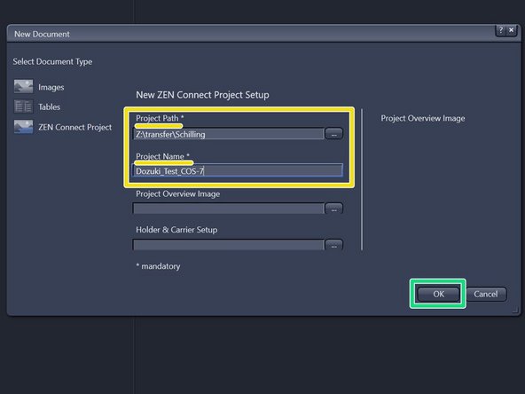 Choose &quot;Create&quot;.