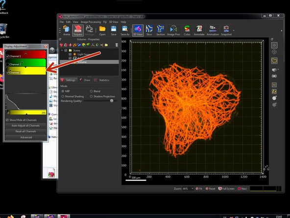 A new channel should be visible now.
