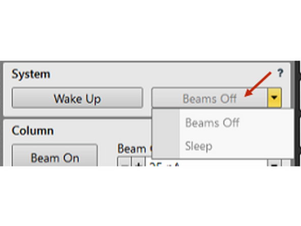 If the microscope PC restart didn't work, you may power-cycle the microscope hardware. In any case, please inform the responsible persons before proceeding with this step.