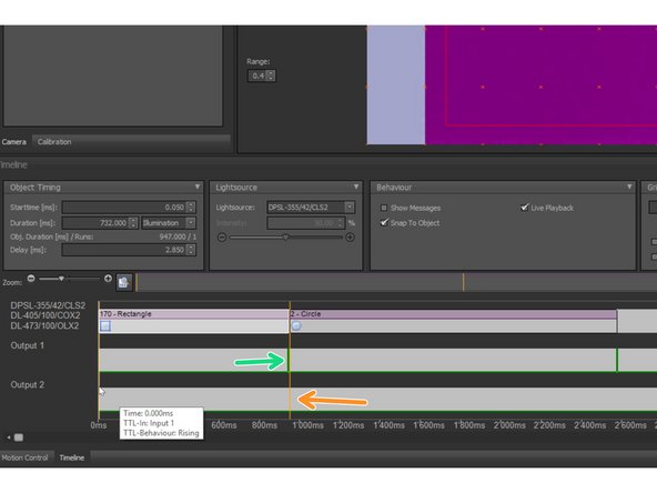 In SysCon: You can choose one of the available sequence templates as a starting point (e.g. TTL in and out) .