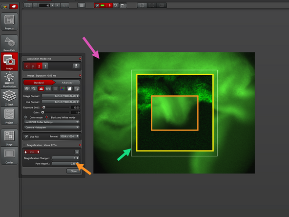 You may notice some dark shadows at the edges.