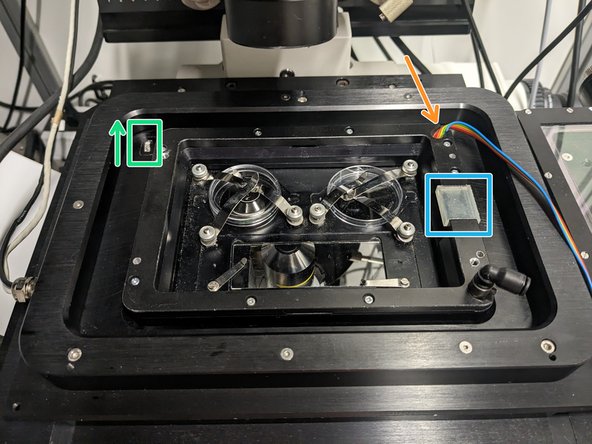 Make sure to have the 10x selected and objective turret is lowered.