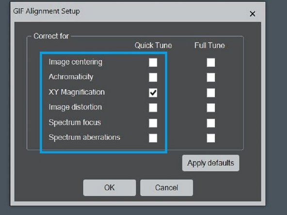 If the tuned distortion appear to be worse: Undo