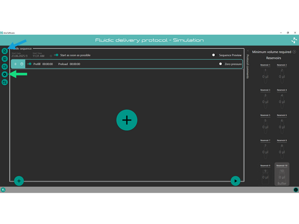 IF you want to load an Aria Sequence press &quot;Load Sequence&quot;.